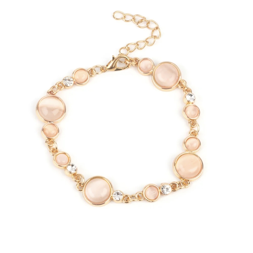 Paparazzi ~ Storybook Beam - Gold Fashion Fix Bracelet